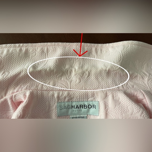 🎉SALE🎉 Sag Harbor Petite Pastel Pink Blazer Jacket | Size 8P - Picture 12 of 14